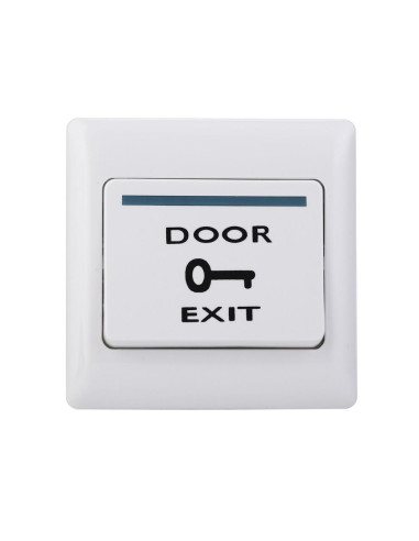Buton de iesire incastrabil din plastic, ND-EB02A, fara LED