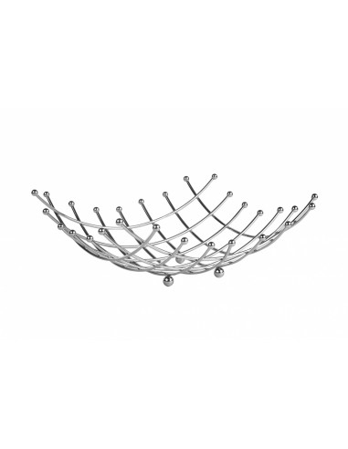 Cos fructe metalic Vanora, 26 x 26 x 9 cm,VN-AER-A004