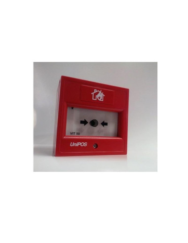 Wireless manual call point with RE-ENABLE glass (battery,VIT50