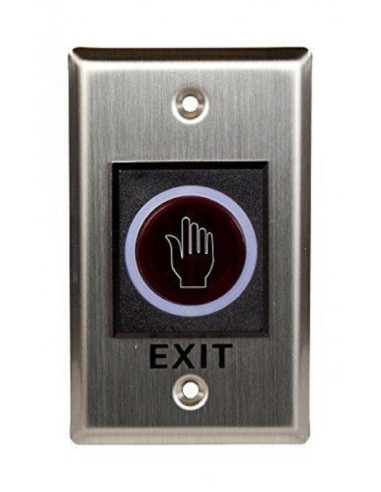 Buton exit fara atingere, distanta 0.1 ~ 10 cm, DC 12V, led 2
