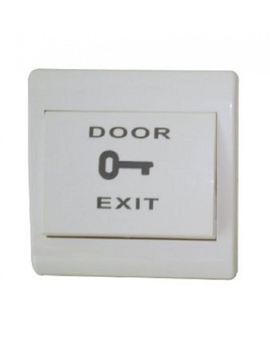 Buton exit plastic dimensiuni 86L*86W*20T(mm),ACC-PUSH-EX802