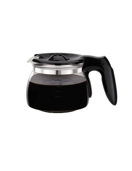Cafetiera TEFAL Perfectta CM340811, 0.6l, 600W, 6 cesti, vas sticla, sistem antipicurare, functie de mentinere la cald,