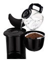 Cafetiera TEFAL Perfectta CM340811, 0.6l, 600W, 6 cesti, vas sticla, sistem antipicurare, functie de mentinere la cald,