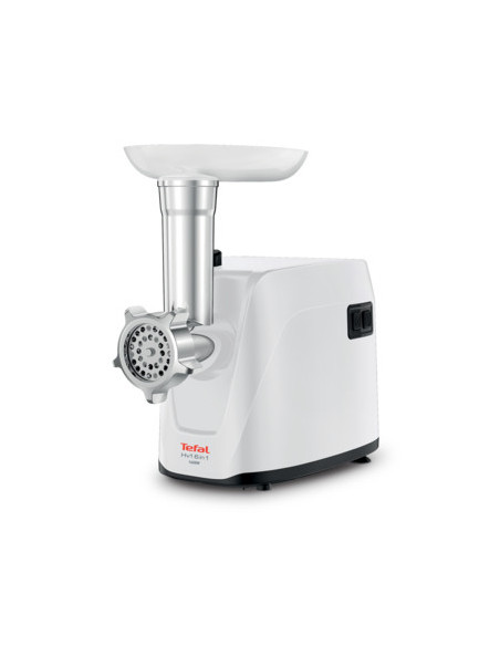 Masina de tocat Tefal HV1 NE113135, 1600W, 1.9kg min, accesoriu pentru rosii, 3 site metalice, conuri pentru razuit, functie rev