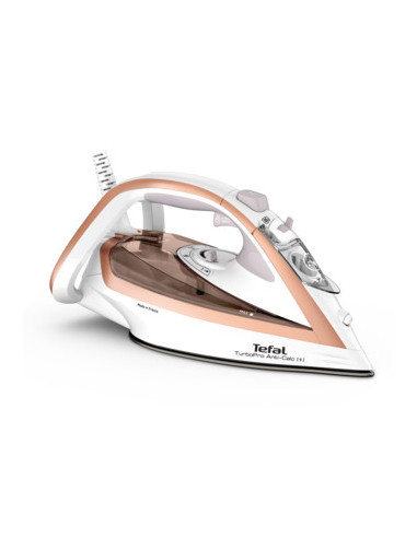 Fier de calcat Tefal Turbo Anti-Calc FV5697E1, 3000W, jet abur 270 g min, abur variabil 0-50 g min, colector anticalcar, oprire