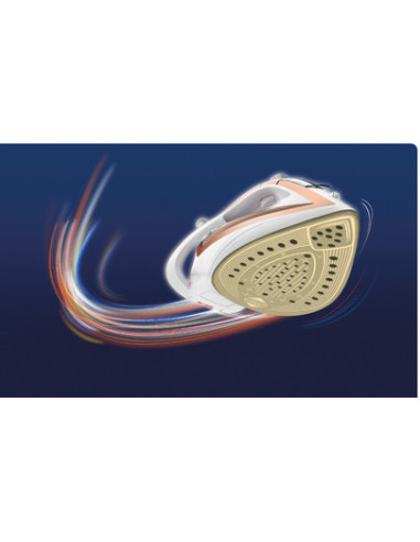 Fier de calcat Tefal Turbo Anti-Calc FV5697E1, 3000W, jet abur 270 g min, abur variabil 0-50 g min, colector anticalcar, oprire