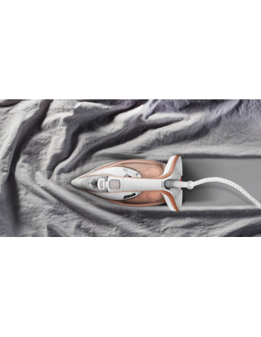 Fier de calcat Tefal Turbo Anti-Calc FV5697E1, 3000W, jet abur 270 g min, abur variabil 0-50 g min, colector anticalcar, oprire
