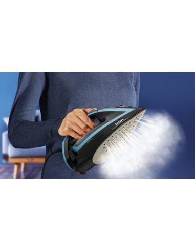 Fier de calcat TEFAL Turbo Anti-Calc FV5695E1, 3000W, 270g min, 270ml, talpa Durilium AirGlide,
