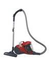 Aspirator fara sac Hoover BR11 011, 700 W, 2 l, Tehnologie Cyclonica, Telescopic, Filtru EPA lavabil, rosu/negru