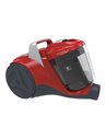 Aspirator fara sac Hoover BR11 011, 700 W, 2 l, Tehnologie Cyclonica, Telescopic, Filtru EPA lavabil, rosu/negru