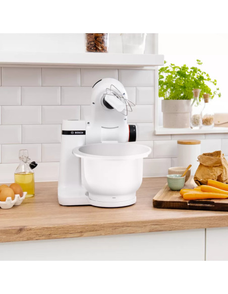 Robot de bucatarie Bosch MUMS2AW00, 700 W, 4 viteze, bol 3.8 l, Mixare planetara 3D,