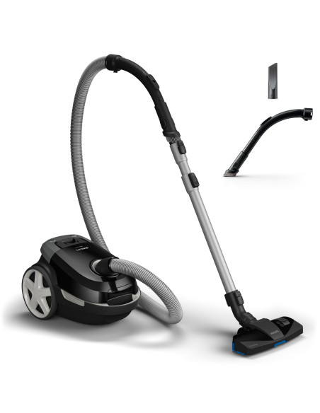Aspirator cu sac Philips Seria 3000 XD3112 09, 900 W, 3 l, filtru anti-alergeni, perie integrata, cap TriActive,