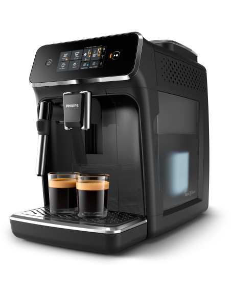 Espressor automat Philips EP2224 40, 2 Bauturi , Rasnita Ceramica, Sistem de Spumare a Laptelui, Ecran Tactil,
