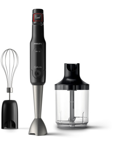 Mixer vertical Philips Viva Collection HR2621 90, 800 W, Viteza variabila + Turbo, tel, tocator XL,