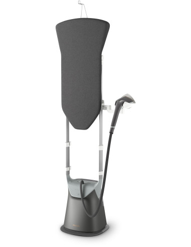 Aparat de călcat vertical Philips GC628 80 all-in-one AiO Seria 8000, 2200W, Tehnologie de încălzire dublă, Placă încălzită Opti