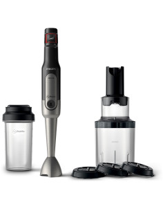 Mixer vertical Philips Viva Colelction HR2656 90, 800 W, viteza variabila, ProMix, spiralizator, recipient on-the-go,