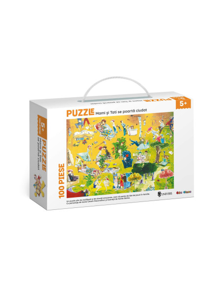 Puzzle - Mami si tati se poarta ciudat (100 piese),EDU005