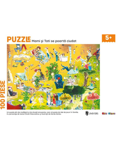 Puzzle - Mami si tati se poarta ciudat (100 piese),EDU005