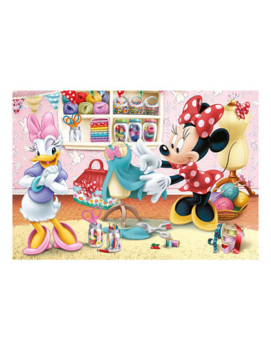 Puzzle 2 in 1 - Minnie la treaba (2 x 77 piese),386112