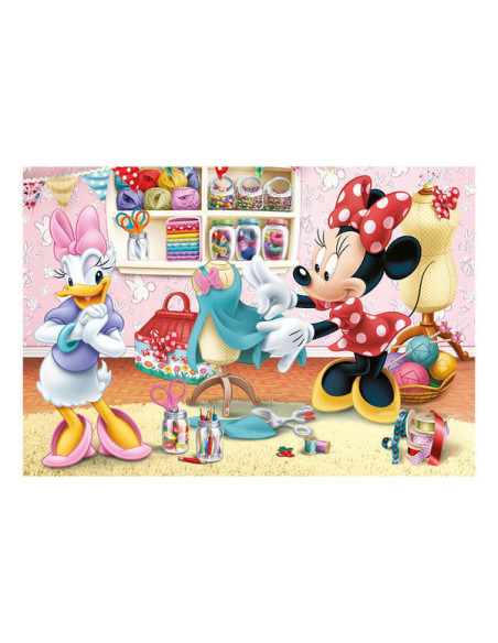 Puzzle 2 in 1 - Minnie la treaba (2 x 77 piese),386112