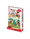 Puzzle 2 in 1 - Minnie la treaba (2 x 77 piese),386112