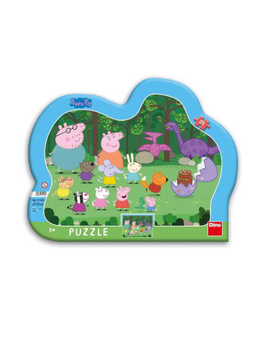 Puzzle cu rama - Peppa Pig (25 piese),311435