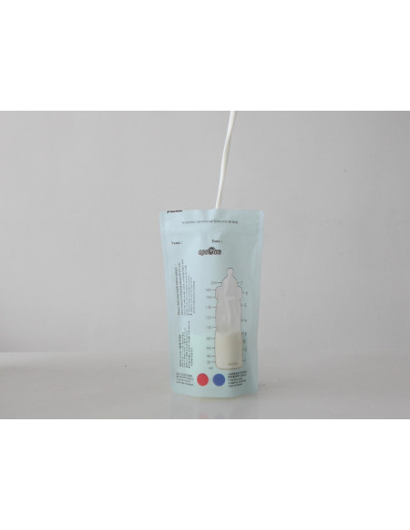 Pungi stocare lapte matern cu fermoar (30 buc.),ROAC010