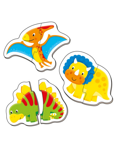 Baby Puzzle: Dinozauri (2 piese),1005455