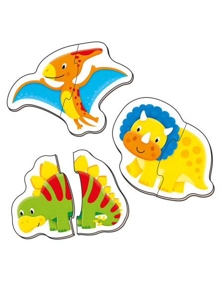 Baby Puzzle: Dinozauri (2 piese),1005455