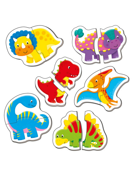 Baby Puzzle: Dinozauri (2 piese),1005455