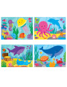 Set 4 puzzle-uri - Oceanul vesel (2,3,4,5 piese),1005452