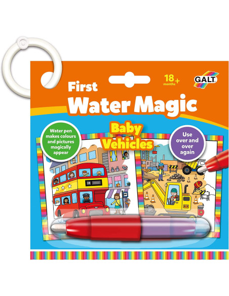 Baby Water Magic: Carte de colorat Vehicule,1005458