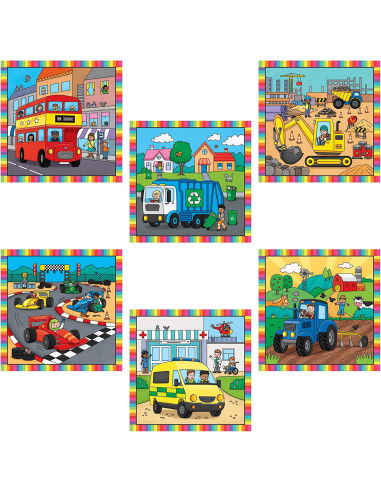 Baby Water Magic: Carte de colorat Vehicule,1005458