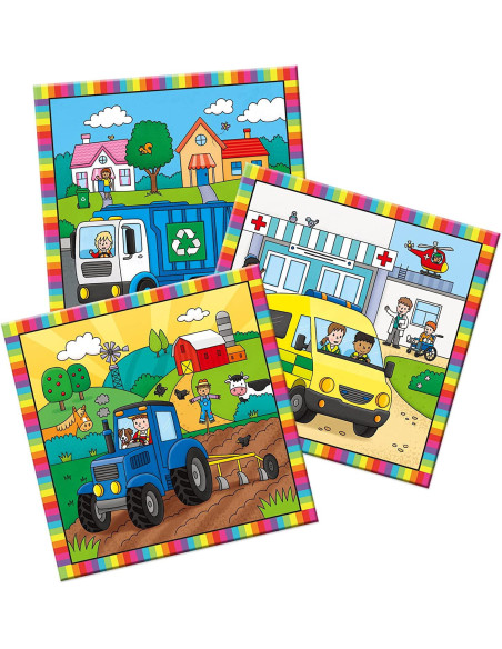 Baby Water Magic: Carte de colorat Vehicule,1005458