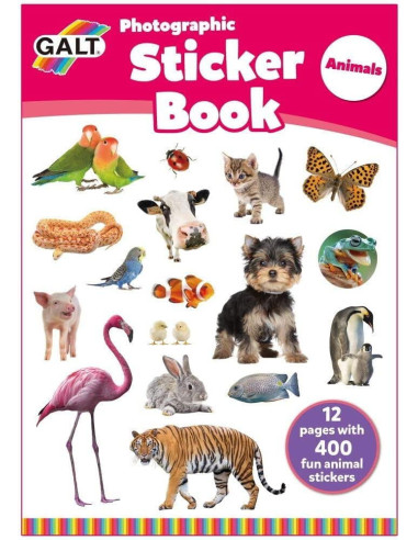 Carte cu abtibilduri - Animalute,1005032