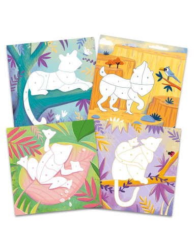 Cartea mea cu stickere - Animalute salbatice,1005530