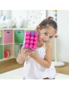 Cuburi mari de construit in cutie - Unicorn (100 piese),D2556