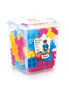 Cuburi mari de construit in cutie - 100 piese,D5063