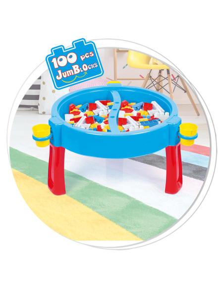Masuta de activitati cu 100 cuburi de construit,D3072