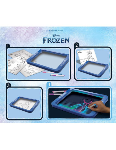 Tablita Frozen pentru desen cu LED,L92949