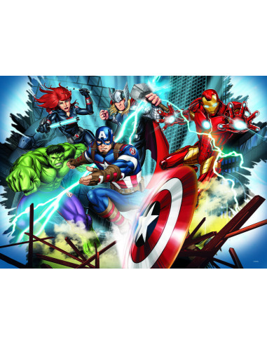 Puzzle de colorat - Avengers (48 de piese),L99641