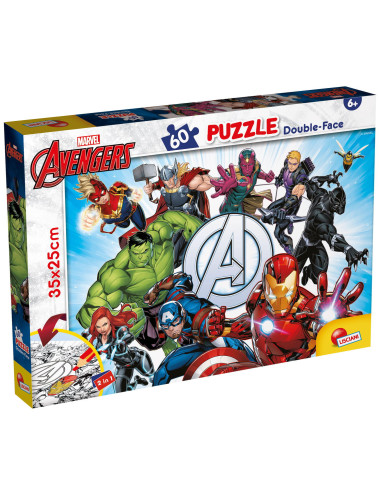 Puzzle de colorat - Avengers (60 de piese),L99658