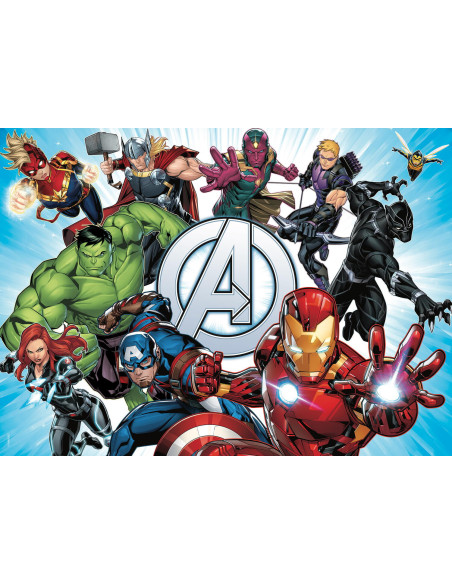 Puzzle de colorat - Avengers (60 de piese),L99658