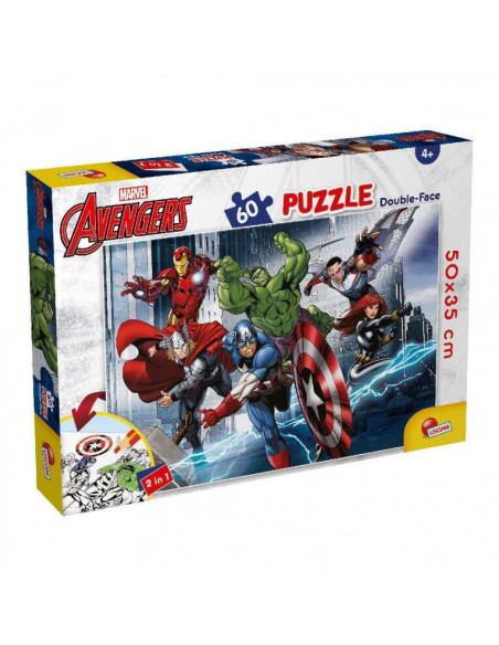 Puzzle de colorat - Avengers (60 de piese),L99696