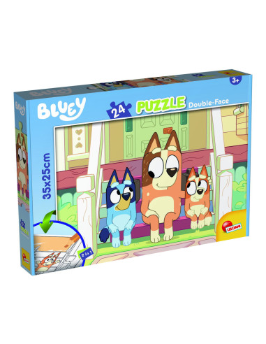Puzzle de colorat - Bluey & Mr Monkey Jocks (24 piese),L99559