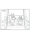 Puzzle de colorat - Bluey & Mr Monkey Jocks (24 piese),L99559