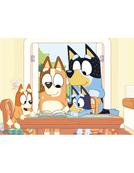 Puzzle de colorat - Bluey (24 de piese),L99566