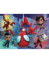 Puzzle de colorat - Paienjenelul Marvel si prietenii lui