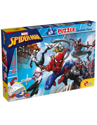 Puzzle de colorat - Spiderman (48 de piese),L99627