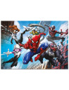 Puzzle de colorat maxi - Spiderman (4 x 48 de piese),L100385